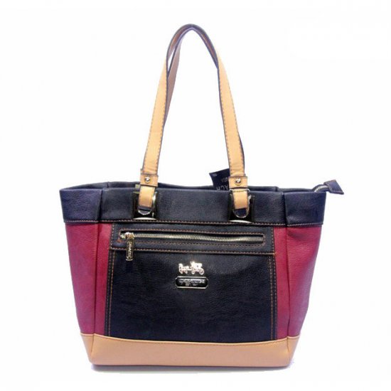 Coach Holiday Logo Medium Fuchsia Totes DJL Coach Holiday Logo Medium Fuchsia Totes DJL